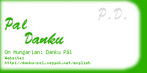 pal danku business card